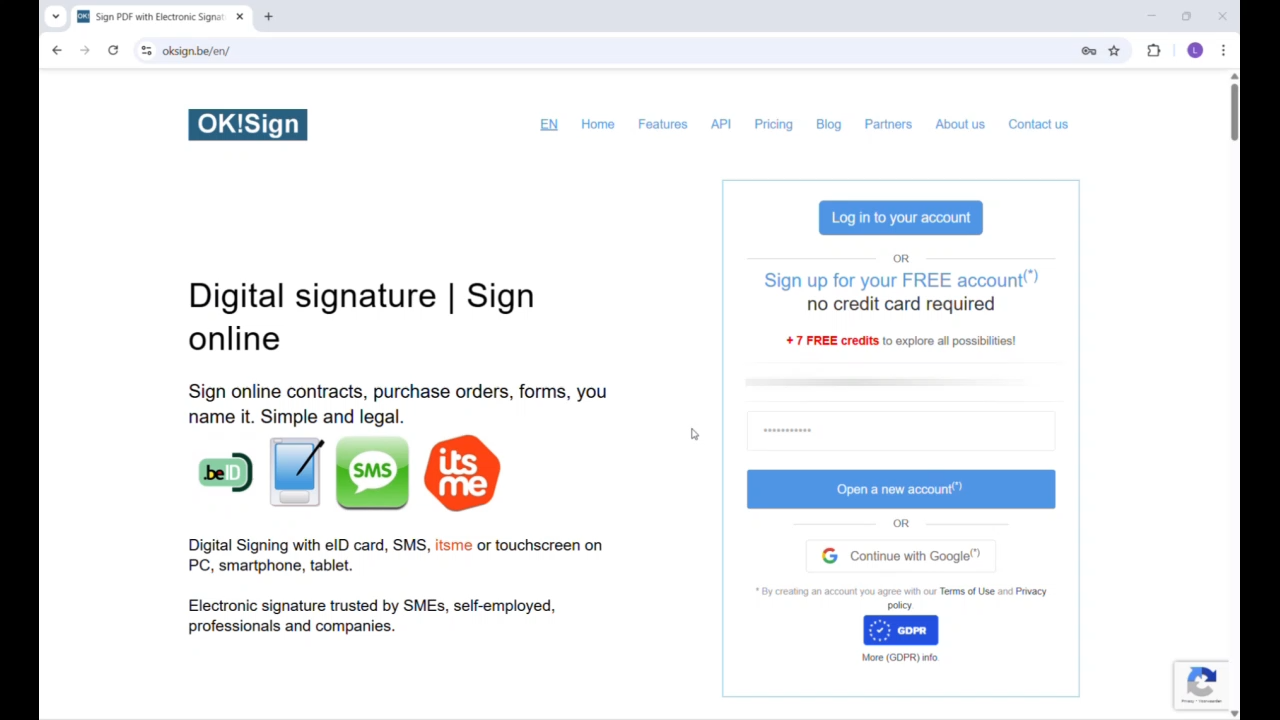 COMMENCER AVECT OKSIGN