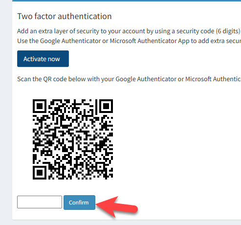 Activate two-step verification in your OK!Sign account