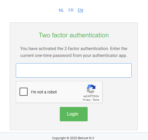 Activate two-step verification in your OK!Sign account