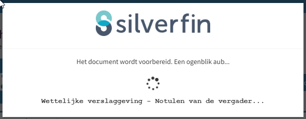 Wettelijke documenten in Silverfin en uw OKSign account